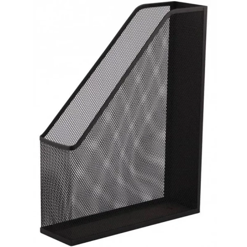 Metal Mesh Magazine Holder Black