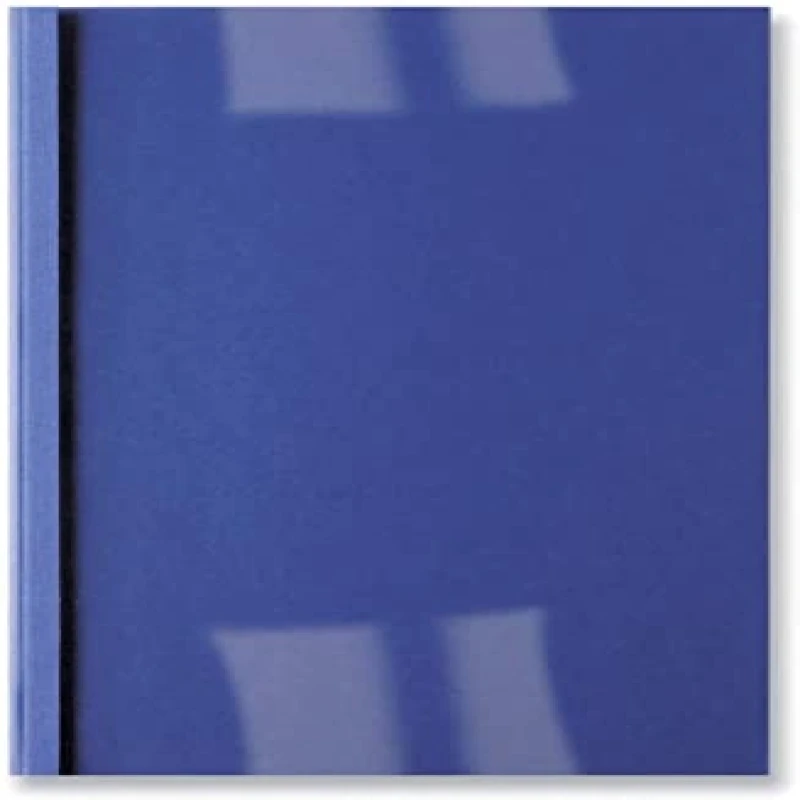 GBC Binding Covers Leathergrain Royal Blue A4 Box Of 100-CE040029