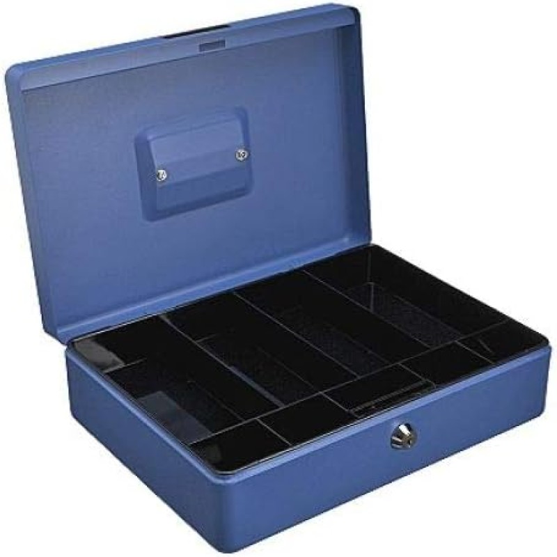 Carl Cash Box 8 inches, Blue