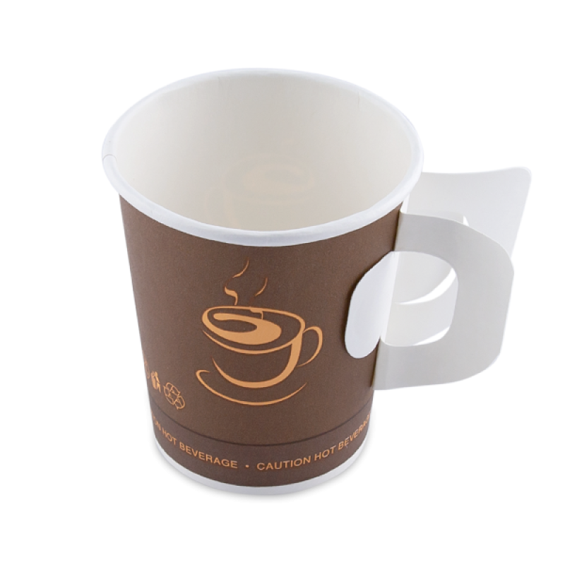 Falcon Paper Cup 7oz with Handle 50pcs-pack-TPPCU025